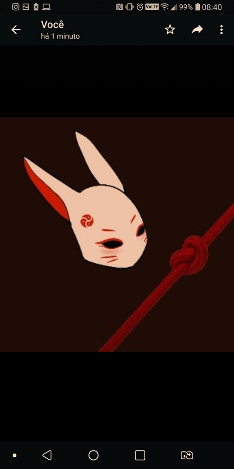 Bunny in the rope