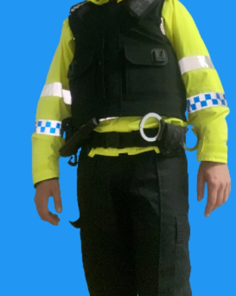 The lad in the uniform
