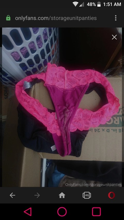 Storage Unit Panties OnlyFans Picture