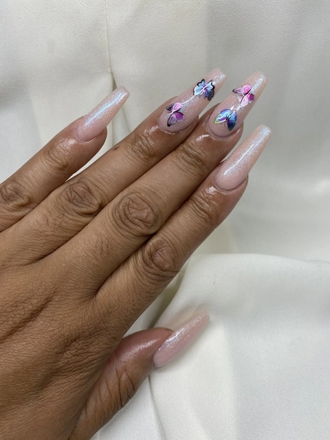 Ebony Dee nails OnlyFans Picture