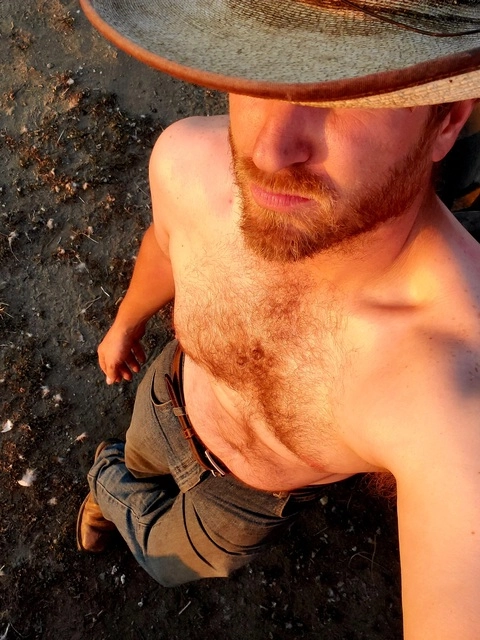 Country Cowboy XXX Rugged Hairy Farmer OnlyFans Picture