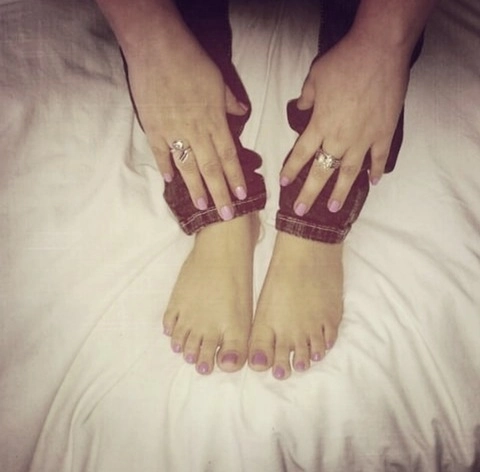 Pretty Guatemalan toes