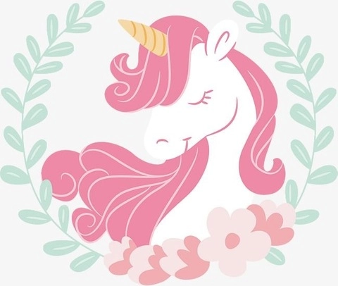 Unicornio Rosa